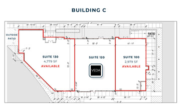 100 E Cheyenne Rd, Colorado Springs, CO à louer Plan d’étage– Image 2 sur 14