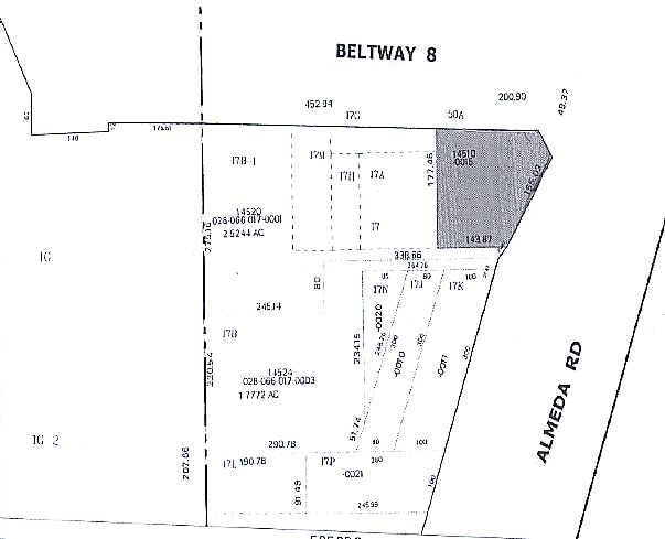 14510 Almeda Rd, Houston, TX à vendre - Plan cadastral – Image 3 sur 4