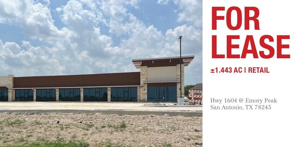 Loop 1604 & Emory Peak Dr, San Antonio, TX à vendre - Photo de l’immeuble – Image 3 sur 5