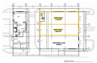 4200 Orchard Lake Rd, West Bloomfield, MI à louer Plan d’étage– Image 1 sur 1