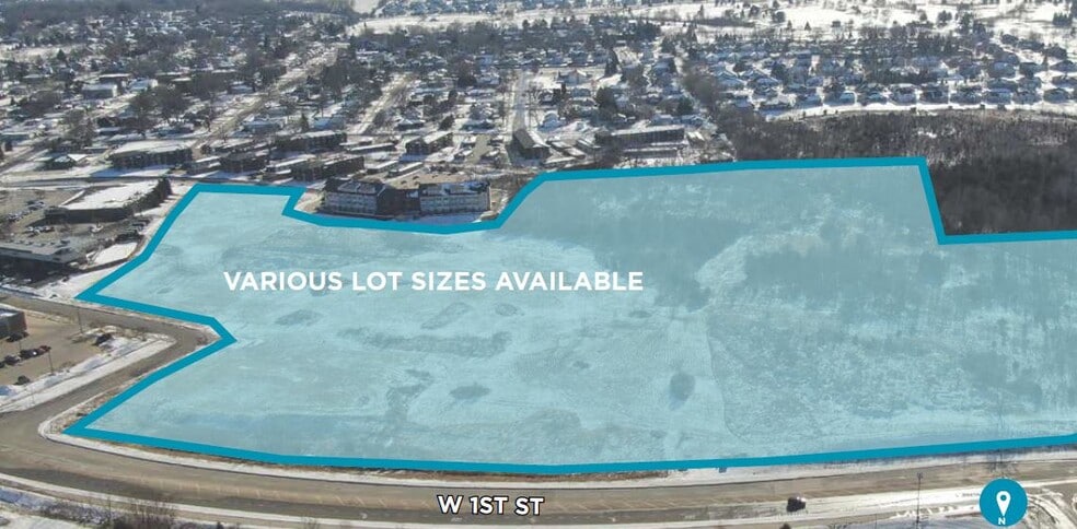 W 1st St, Cedar Falls, IA à vendre - Aérien – Image 3 sur 3