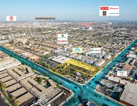 1312-1336 W Rosecrans Ave, Gardena, CA - Vue aérienne vue de carte