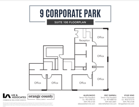 9 Corporate Park, Irvine, CA à louer Plan d’étage– Image 1 sur 1