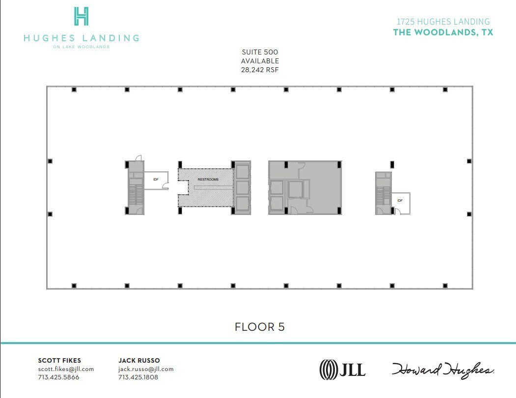 1725 Hughes Landing Blvd, The Woodlands, TX à louer Plan d’étage– Image 1 sur 1