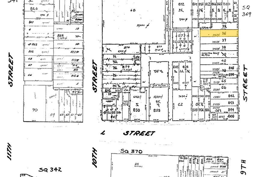 1124 9th St NW, Washington, DC à vendre - Plan cadastral – Image 2 sur 5