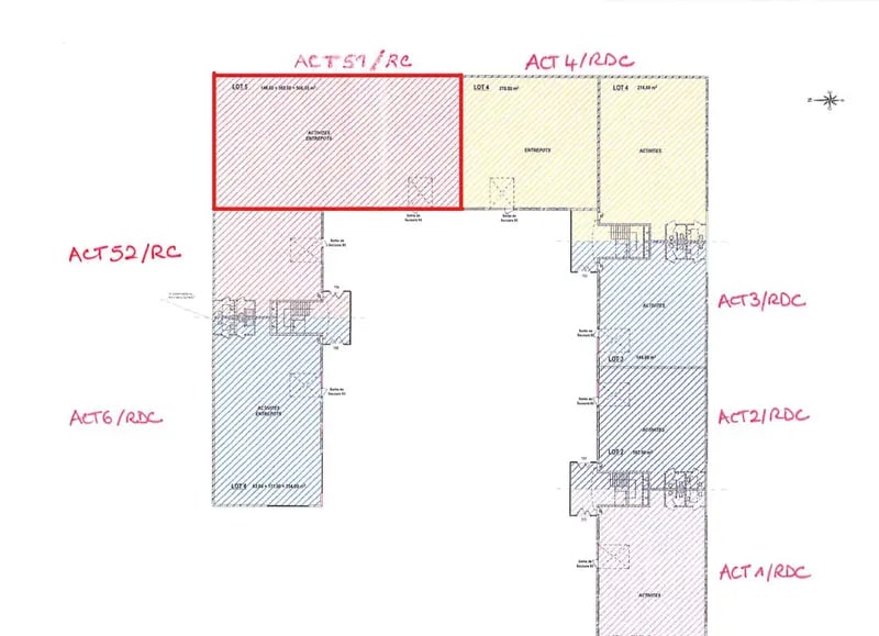 Local d’activités dans Argenteuil à louer - Plan d’étage – Image 3 sur 4