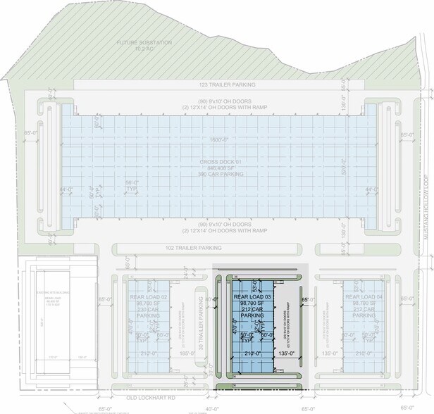 740 E Lone Star Dr, Dale, TX à louer - Plan de site – Image 2 sur 22