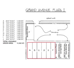 8905-8923 W Grand Ave, River Grove, IL à louer Plan d’étage– Image 1 sur 1