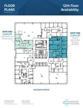 5454 Wisconsin Ave, Chevy Chase, MD à louer Plan d’étage– Image 1 sur 1