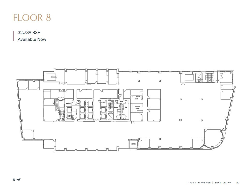 1700 7th Ave, Seattle, WA à louer Plan d’étage– Image 1 sur 1