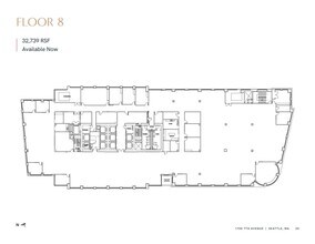 1700 7th Ave, Seattle, WA à louer Plan d’étage– Image 1 sur 1
