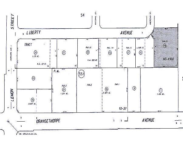 184 E Liberty Ave, Anaheim, CA à louer - Plan cadastral – Image 2 sur 10