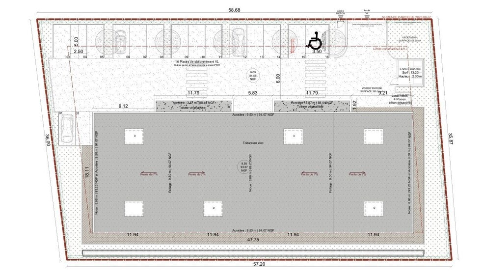 Local d'activités dans Ennery à vendre - Plan de site – Image 3 sur 3
