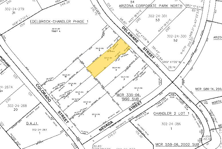 3230 N Delaware St, Chandler, AZ à louer - Plan cadastral – Image 2 sur 6