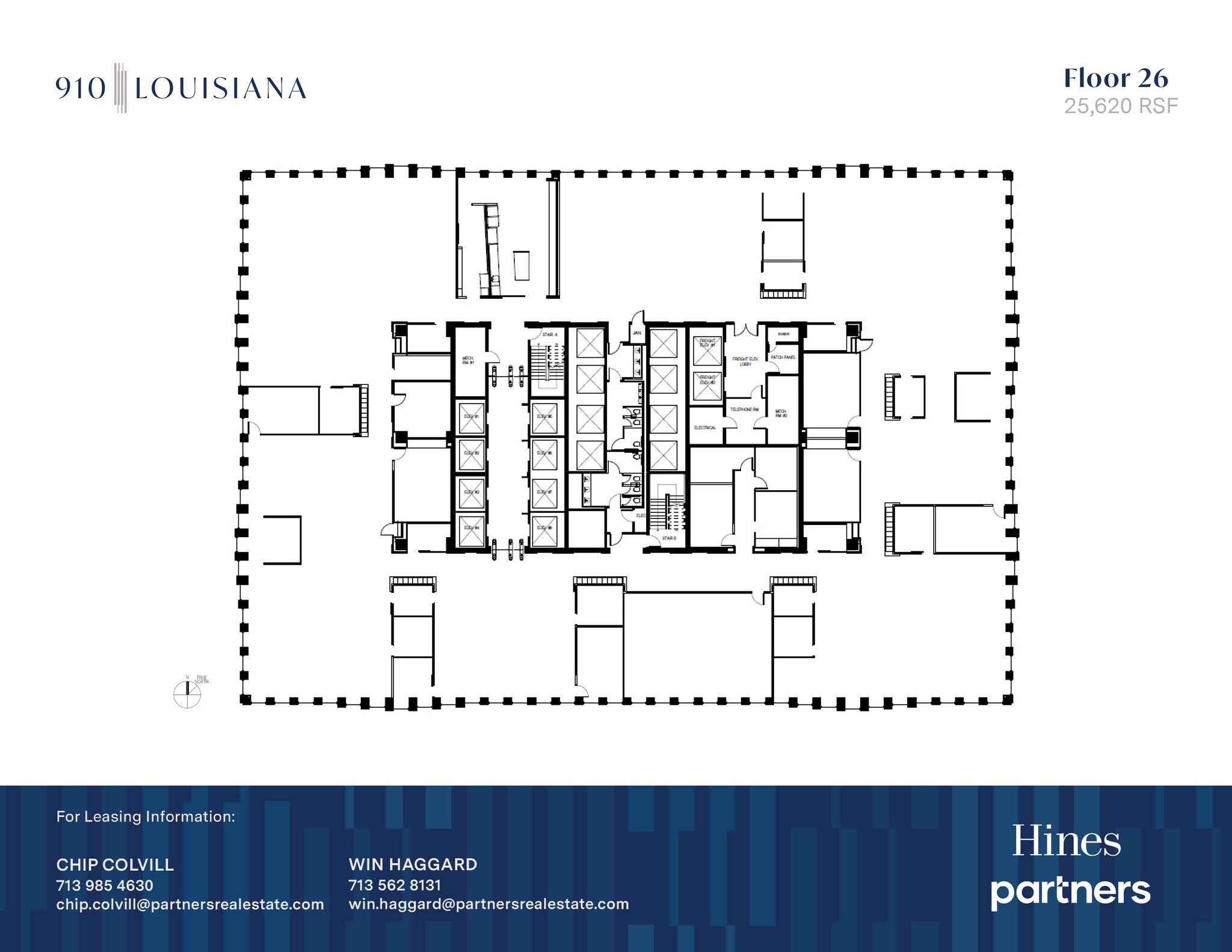 910 Louisiana St, Houston, TX à louer Plan d’étage– Image 1 sur 1