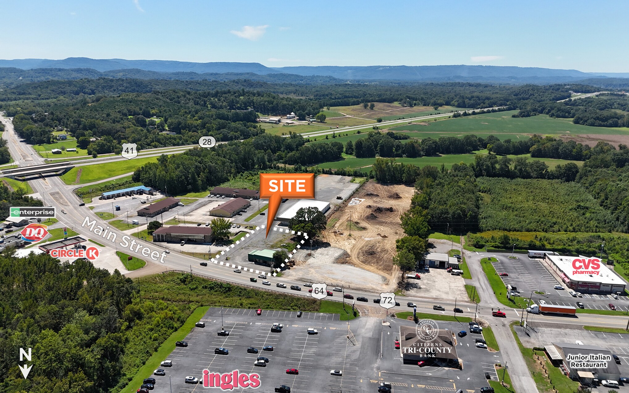 4858 Main St, Jasper, TN à vendre Photo de l’immeuble– Image 1 sur 11