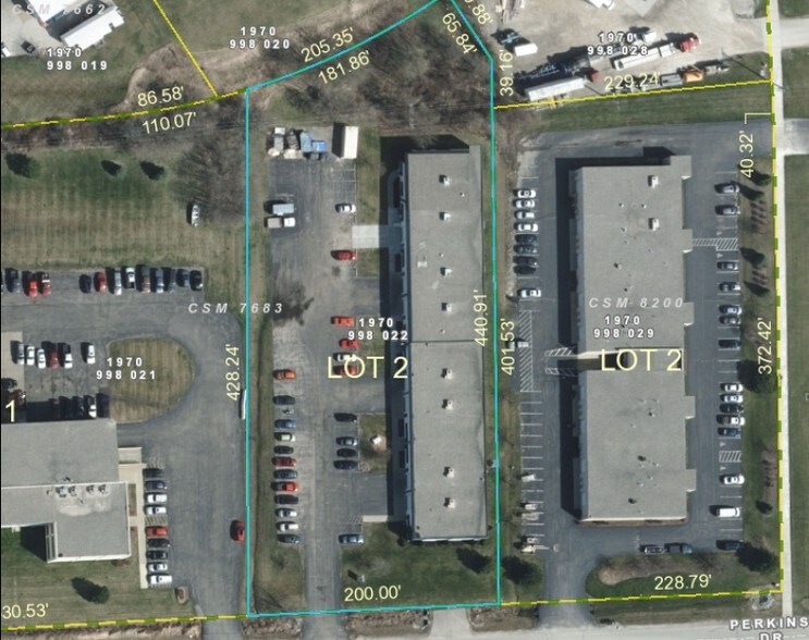 640-654 Perkins Dr, Mukwonago, WI à louer - Plan cadastral – Image 3 sur 4