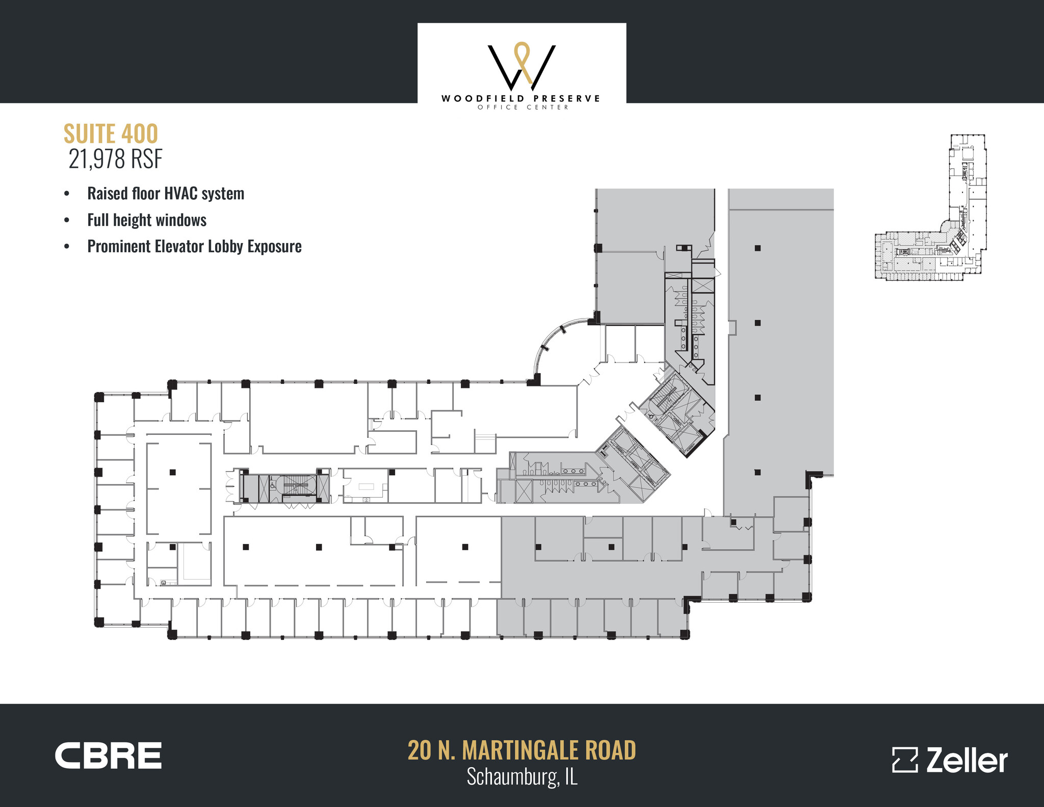 20 N Martingale Rd, Schaumburg, IL à louer Plan d’étage– Image 1 sur 1