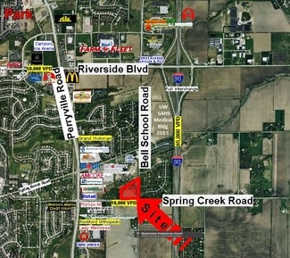 Plus de détails pour 3100 N Bell School Rd, Rockford, IL - Terrain à vendre