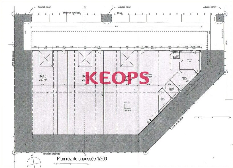 Local d’activités dans Montrabé à louer - Plan d’étage – Image 3 sur 9