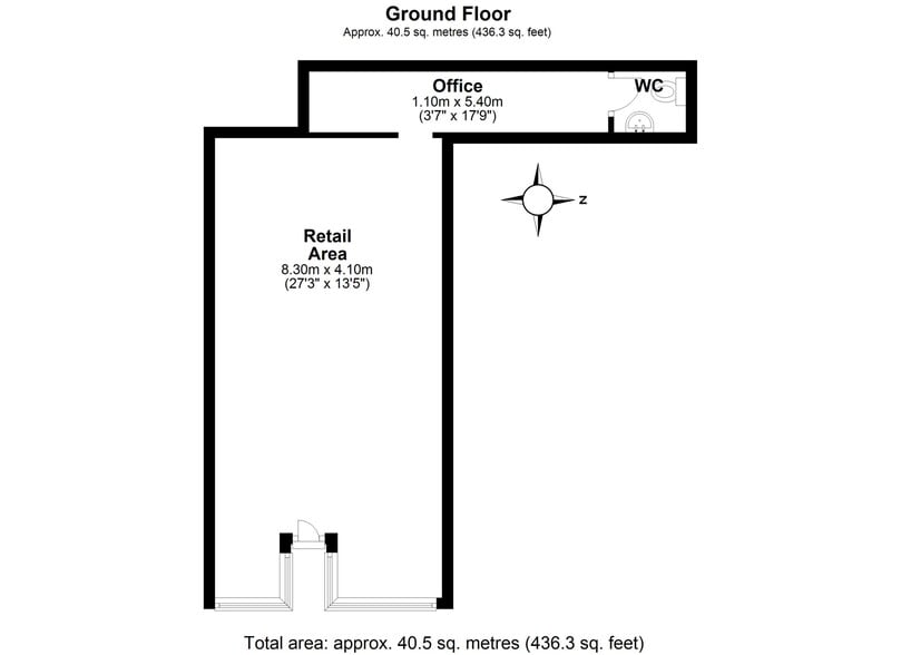 58 Hyde Rd, Paignton à louer - Plan d’étage – Image 3 sur 3