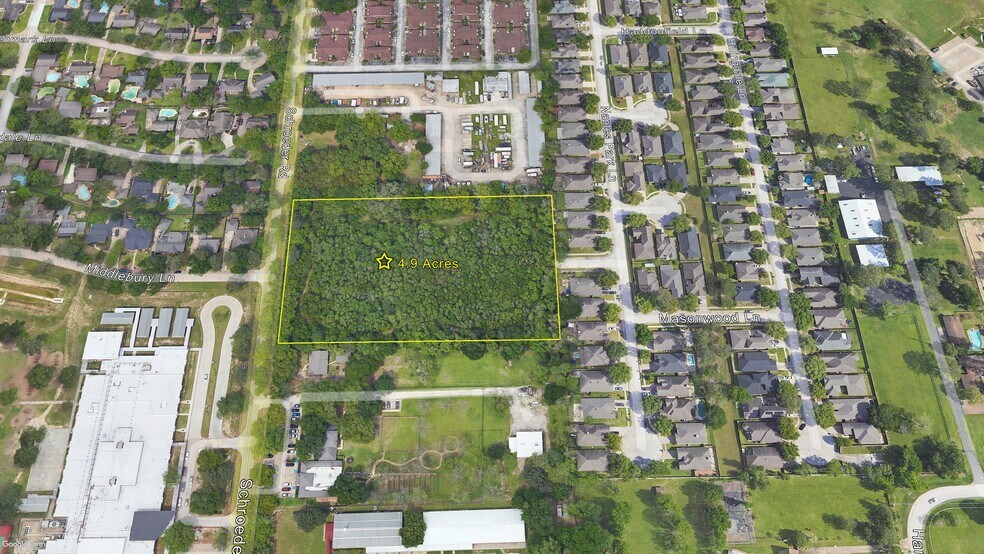 4.9 Acres Schroeder, Houston, TX à vendre - Photo de l’immeuble – Image 2 sur 10