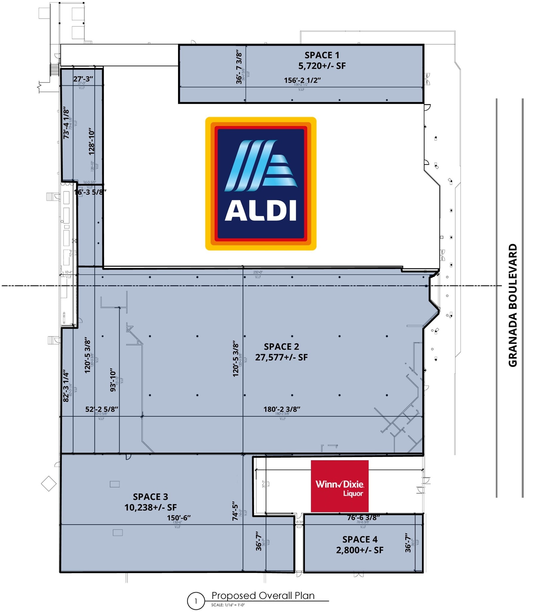 353-393 W Granada Blvd, Ormond Beach, FL à louer Plan d’étage– Image 1 sur 1