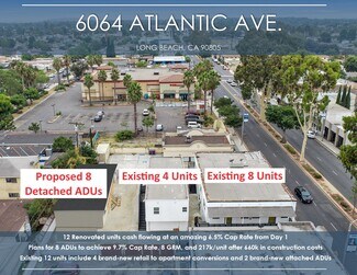 Plus de détails pour 6060-6068 Atlantic Ave, Long Beach, CA - Logement à vendre