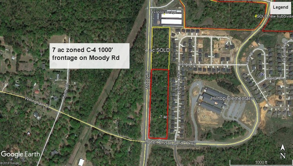 Moody Rd & Robert Bryson Pky, Warner Robins, GA à vendre - Autre – Image 1 sur 2