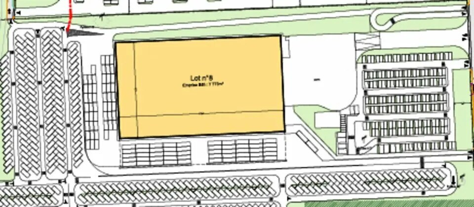 Industriel/Logistique dans Martillac à louer Plan de site– Image 1 sur 5