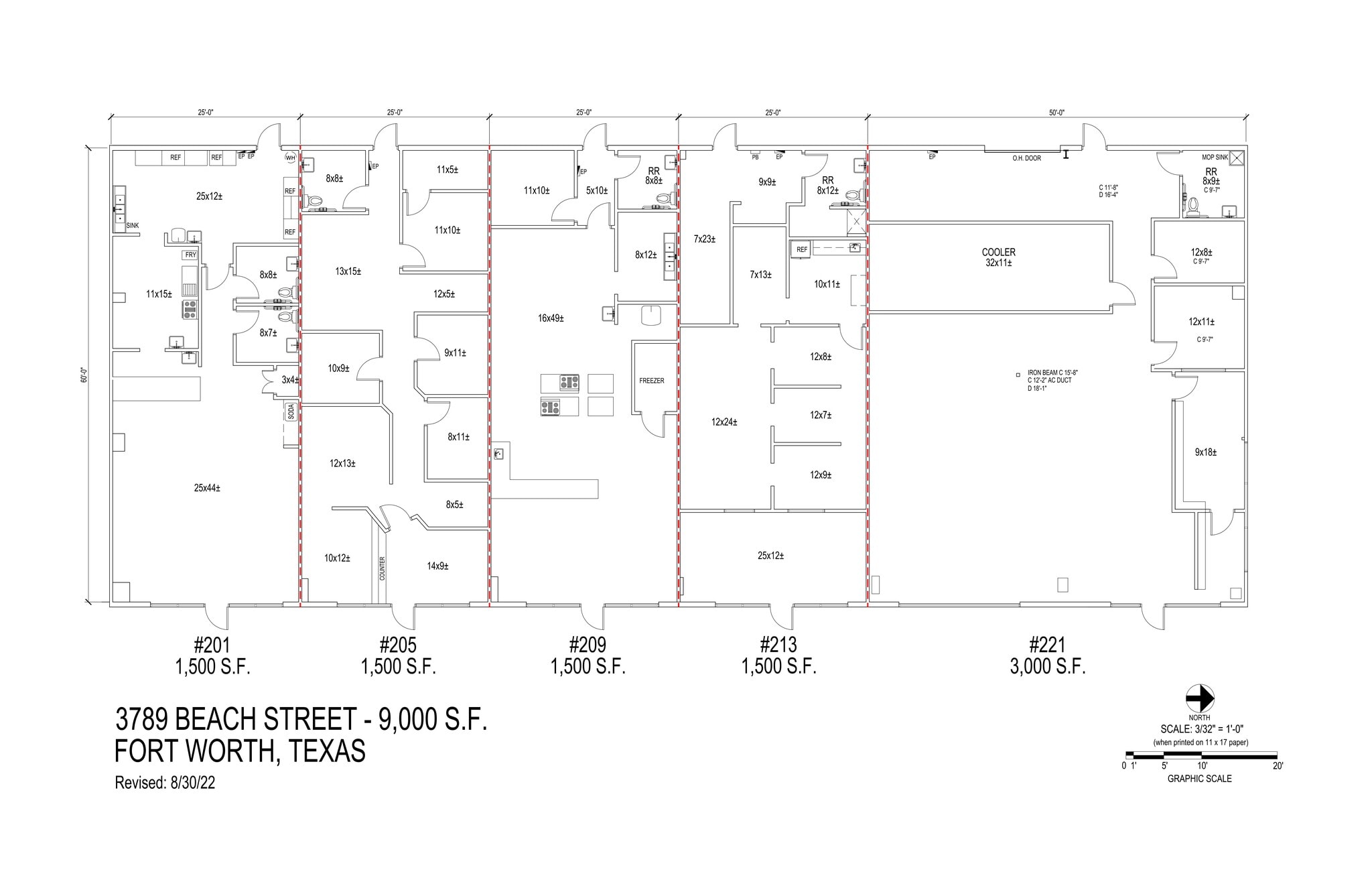 3649-3661 N Beach St, Fort Worth, TX à louer Plan de site– Image 1 sur 2