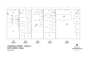 3649-3661 N Beach St, Fort Worth, TX à louer Plan de site– Image 1 sur 2