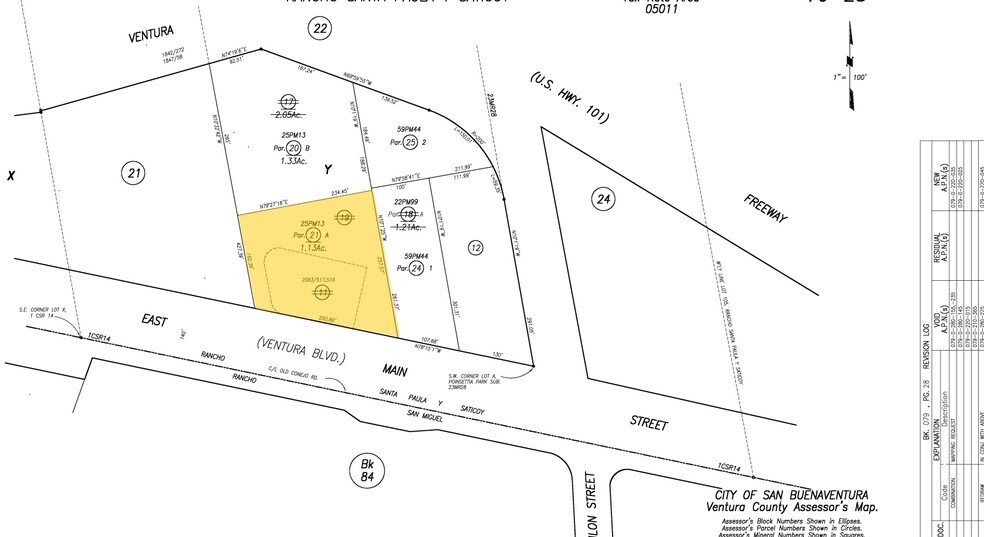 4051 E Main St, Ventura, CA à louer - Plan cadastral – Image 2 sur 7