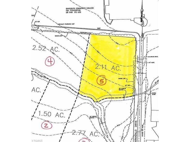 McDowell Rd, Asheboro, NC à vendre - Plan cadastral – Image 1 sur 1