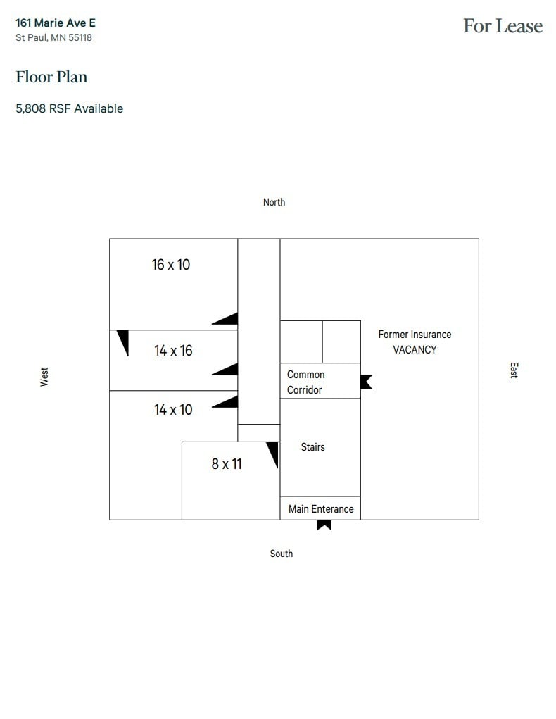 161 E Marie Ave E, Saint Paul, MN à louer Plan d’étage– Image 1 sur 1