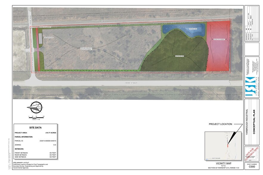 2606 Cozart Rd., Mulberry, FL à louer - Plan de site – Image 3 sur 3
