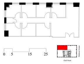 315 Madison Ave, New York, NY à louer Plan d’étage– Image 1 sur 1