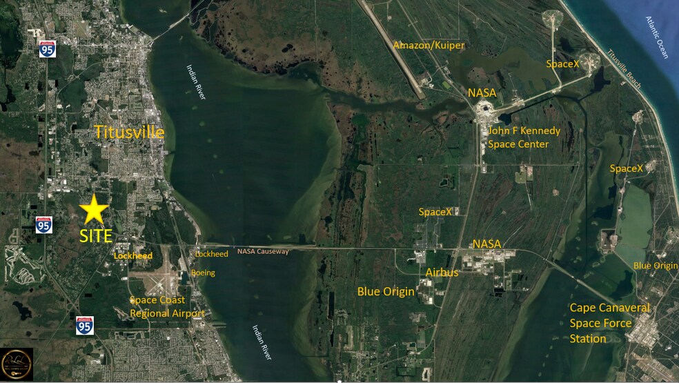 2021 Breezy Hill Ln, Titusville, FL à vendre - Aérien – Image 1 sur 2