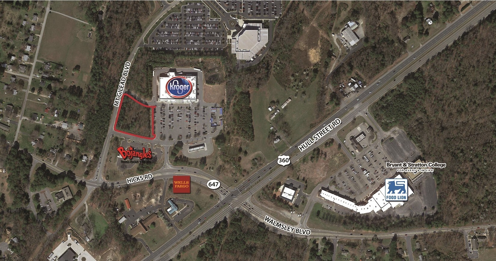 2801 Hicks Rd, North Chesterfield, VA à louer Aérien– Image 1 sur 3