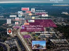 18235 Bulverde Rd, San Antonio, TX - VUE AÉRIENNE  vue de carte