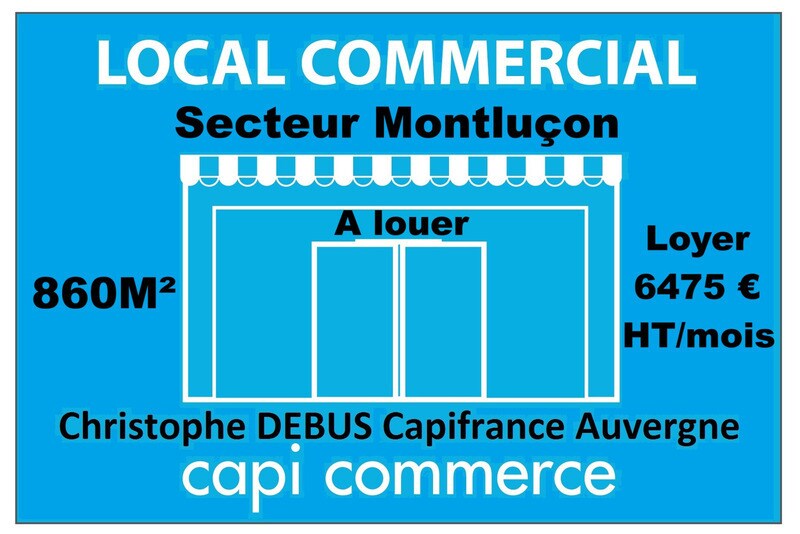Local commercial dans Montluçon à louer Photo de l’immeuble– Image 1 sur 2