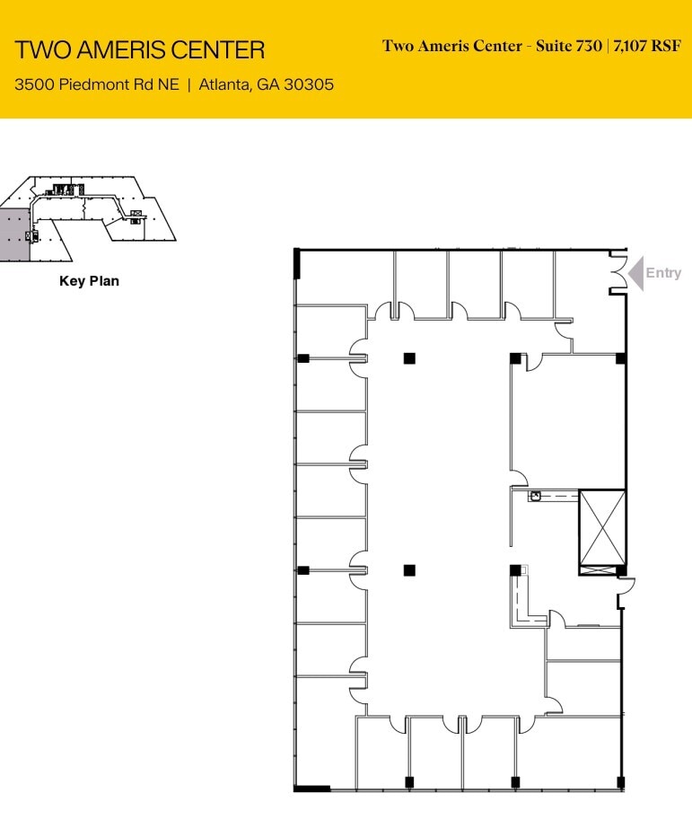 3500 Piedmont Rd NE, Atlanta, GA à louer Plan d’étage– Image 1 sur 1