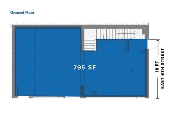 501 E 6th St, New York, NY à louer Plan d’étage– Image 1 sur 4