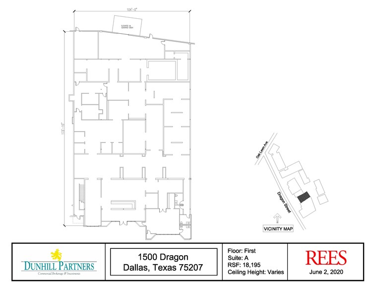 1500 Dragon St, Dallas, TX à louer - Plan d’étage – Image 2 sur 6