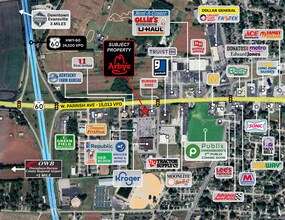 2960 W Parrish Ave, Owensboro, KY - Vue aérienne  vue de carte