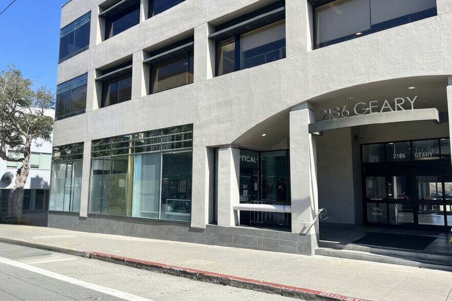 2186 Geary Blvd, San Francisco, CA à vendre - Photo de l’immeuble – Image 2 sur 10