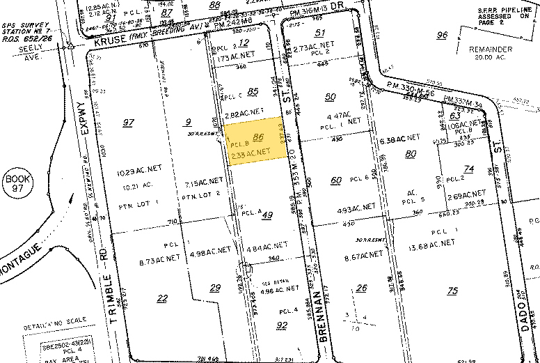 631-641 Brennan St, San Jose, CA à louer - Plan cadastral – Image 2 sur 7