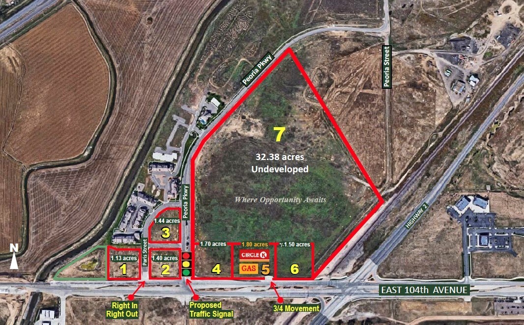 E 104th Ave & Peoria @ Peoria St, Commerce City, CO à vendre Photo principale– Image 1 sur 3