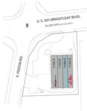 1104 N Brightleaf Blvd, Smithfield, NC à louer Plan de site– Image 1 sur 1