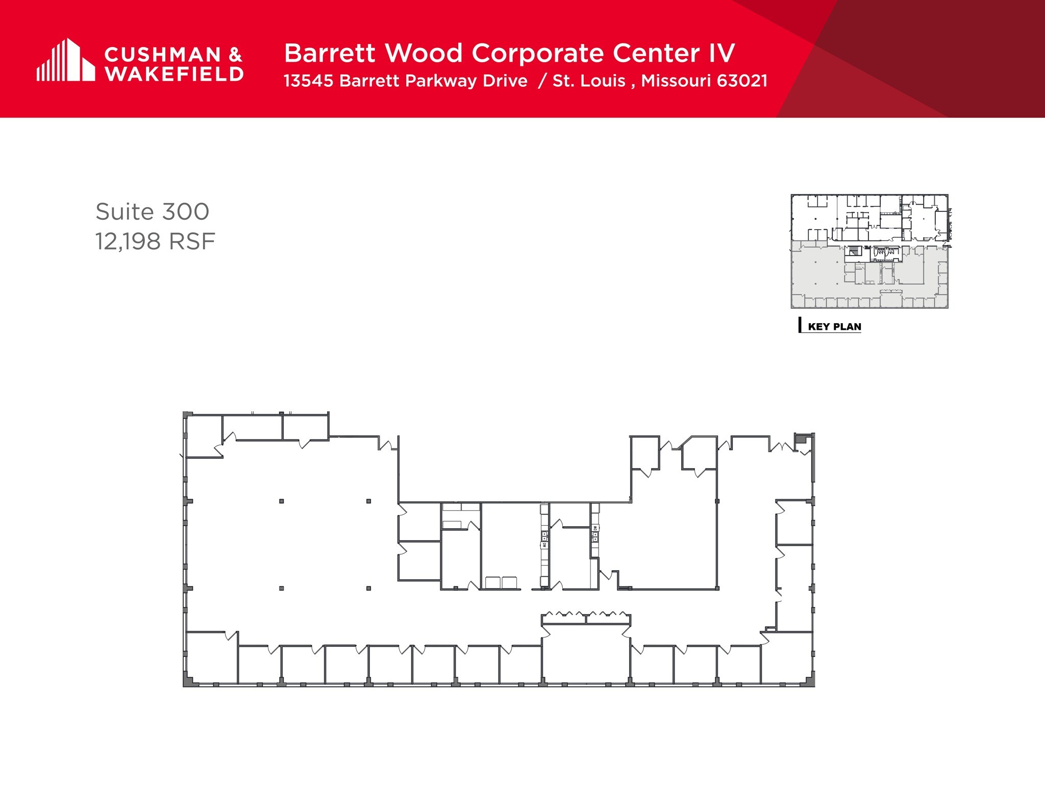 13545 Barrett Parkway Dr, Ballwin, MO à louer Plan de site– Image 1 sur 1